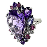 Size 11 Amethyst 9.10ct White Topaz/Amethyst/Iolite/Pink Tourmaline Ring K18WG 18K 9.8g Women's
【Used】【Makoto Shichiten】【NN】




【IMaKMo】
