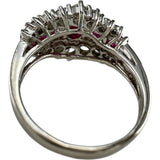 ★★Final Markdown Item Size 15.5 Ruby 0.75/1.15ct Diamond 1.11ct Ring Pt900 Platinum 9.6g Ladies
【Used】【Makoto Shichiten】【NN】

【IMaTx】