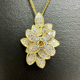 天然イエローダイヤモンド 0.18ct ダイヤモンド 計0.65ct ペンダントトップ K18ゴールド 18金/K18WGホワイトゴールド 18金 6.4g レディース
【中古】【真子質店】【NN】




【IMaTx】
