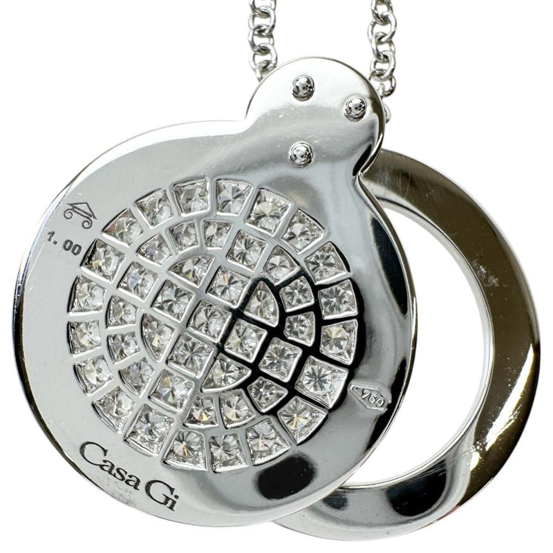 Casa Gi/キャサジ】 ダイヤモンド 1.00ct ネックレス K18WGホワイト 