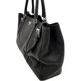 【PRADA/プラダ】 三角プレート トートバッグ ハンドバッグ レザー/（トリヨン） ブラック/シルバー金具 レディース【中古】【真子質店】【BL】




【DMax】