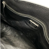 【PRADA/プラダ】 三角プレート トートバッグ ハンドバッグ レザー/（トリヨン） ブラック/シルバー金具 レディース【中古】【真子質店】【BL】




【DMax】