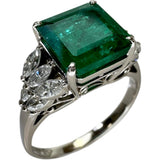 Emerald 3.03ct Diamond Total 0.67ct Ring Pt900 Platinum 5.4g Women's

【Used】【Makoto Shichiten】【NN】

【IMiST】