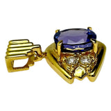 Tanzanite 2.50ct Diamond Total 0.16ct Pendant Top K18 Gold 18k (Metal Tested) 4.2g Ladies
[Used] [Makoto Shichiten] [NN]

[MiYS]