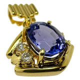 タンザナイト 2.50ct ダイヤモンド 計0.16ct ペンダントトップ K18ゴールド 18金/（金性分析済み） 4.2g レディース
【中古】【真子質店】【NN】




【MiYS】