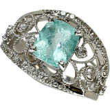 11号 パライバトルマリン 0.92ct ダイヤモンド 計0.24ct リング・指輪 Pt950プラチナ 6.0g レディース
【中古】【真子質店】【NN】




【IIII】