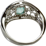 11号 帕拉伊巴碧玺 0.92ct 钻石 共0.24ct 戒指 Pt950铂金 6.0g 女士
【中古】【真子质店】【NN】




【IIII】