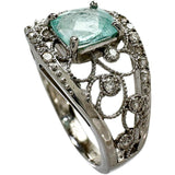 11号 パライバトルマリン 0.92ct ダイヤモンド 計0.24ct リング・指輪 Pt950プラチナ 6.0g レディース
【中古】【真子質店】【NN】




【IIII】