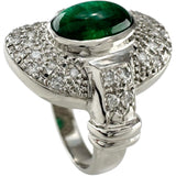 12.5号 カボションエメラルド 1.90ct ダイヤモンド 0.34ct リング・指輪 Pt900プラチナ 11.6g レディース
【中古】【真子質店】【NN】




【IDMax】