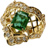 Size 9.5 Emerald 0.45ct Diamond 0.19ct Ring K18 Gold 18K 5.4g Women's
[Used] [Makoto Shichiten] [NN]




[IxYK]