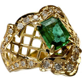 Size 9.5 Emerald 0.45ct Diamond 0.19ct Ring K18 Gold 18K 5.4g Women's
[Used] [Makoto Shichiten] [NN]




[IxYK]