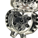 フクロウモチーフ ダイヤモンド(ブラックダイヤモンド込) 計1.00ct ペンダントトップ K18WGホワイトゴールド 18金 3.9g レディース
【中古】【真子質店】【NN】




【KKx】