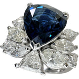 No. 7 Unheated Sapphire 4.46ct Diamond 1.91ct Ring Pt900 Platinum 9.9g Ladies
【Used】【Makoto Shichiten】【NN】




【YKYMo】