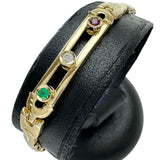 ルビー 0.08ct エメラルド 0.04ct ダイヤモンド 0.06ct ブレスレット K18ゴールド 18金 13.3g 17.5cm レディース
【中古】【真子質店】【NN】




【TYMix】
【ex】