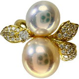 12.5号 淡水パール9.5ｍｍ/10.5ｍｍ ダイヤモンド 0.50ct リング・指輪 K18ゴールド 18金 10.8g レディース
【中古】【真子質店】【NN】




【IMaTx】