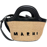 【MARNI/马尼】Tropicalia Micro Bag/编织包 2WAY 手提包 拉菲草/皮革 米色/黑色/金色五金 女士【中古】【真子质店】【BL】

【TDK】