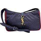 [SAINT LAURENT] Sac Cassette 733294 Shoulder Bag Nylon Navy/Gold Hardware Women's [Used] [Makoto Shichiten] [BL]

[KST]