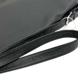 [ear PAPILLONNER] Messenger Bag Shoulder Bag Leather Black Leather Ladies [Used] [Makoto Shichiten] [BL]

[Dx]