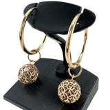 透かし模様ボール フープ ピアス K18ゴールド 18金 1.4g レディース
【中古】【真子質店】【BL】




【TMax】
【ex】