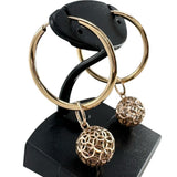 透かし模様ボール フープ ピアス K18ゴールド 18金 1.4g レディース
【中古】【真子質店】【BL】




【TMax】
【ex】