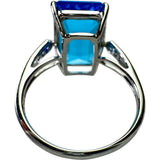 Size 13 Blue Topaz 9.00ct Diamond 0.06ct Ring Pt900 Platinum 5.5g Ladies
[Used] [Makoto Shiten] [NN]




[YMix]