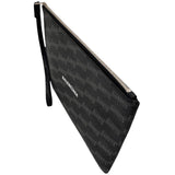 BALENCIAGA 702627 Clutch Bag PVC Coated Canvas BB Monogram Pattern / Black Men's [Used] [Makoto Shichiten] [BL]

[Txx]
