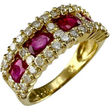 Ruby 1.31ct Diamond 0.80ct Ring K18 Gold 18K 5.1g Ladies 13.5
[Used] [Makoto Shichiten] [NN]

[IISS]
