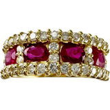 Ruby 1.31ct Diamond 0.80ct Ring K18 Gold 18K 5.1g Ladies 13.5
[Used] [Makoto Shichiten] [NN]

[IISS]