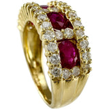 Ruby 1.31ct Diamond 0.80ct Ring K18 Gold 18K 5.1g Ladies 13.5
[Used] [Makoto Shichiten] [NN]

[IISS]