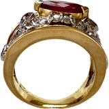 11号 ルビー 0.92/0.45ct ダイヤモンド 0.26ct リング・指輪 K18ゴールド 18金/Pt900プラチナ 11.5g レディース
【中古】【真子質店】【NN】




【TxMaMo】