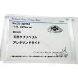 Size 11 Alexandrite 0.55ct Diamond 0.27ct Ring Pt900 Platinum 7.4g Ladies
[Used] [Makoto Shichiten] [NN]




【ITIx】