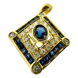 Sapphire total 0.97ct Diamond total 0.24ct Pendant Top K18 Gold 18k 3.0g Ladies
[Used] [Makoto Shichiten] [NN]




[YMaMi]
