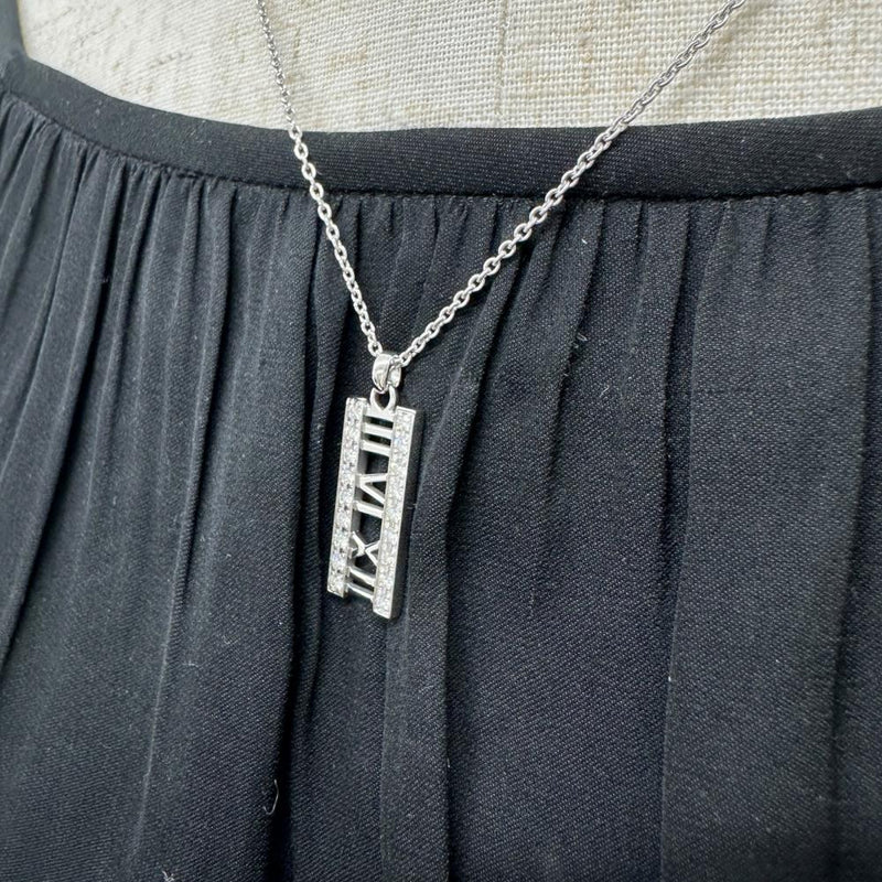 TIFFANY&Co./ティファニー】 アトラス ダイヤモンド ネックレス K18WG