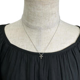 [TIFFANY&Co./Tiffany] Necklace Cross Elsa Peretti Pt950 Platinum 3.9g 41.0cm Ladies
[Used] [Makoto Shichiten] [GD]

[MoTMi]
[ex]