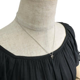 [TIFFANY&Co./Tiffany] Necklace Cross Elsa Peretti Pt950 Platinum 3.9g 41.0cm Ladies
[Used] [Makoto Shichiten] [GD]

[MoTMi]
[ex]