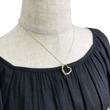 [TIFFANY&Co./Tiffany] Open Heart Peretti Necklace K18YG Yellow Gold 18K 6.2g 41.0cm Ladies
[Used] [Makoto Shichiten] [GD]

[ITYMo]
[ex]