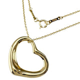 [TIFFANY&Co./Tiffany] Open Heart Peretti Necklace K18YG Yellow Gold 18K 6.2g 41.0cm Ladies
[Used] [Makoto Shichiten] [GD]

[ITYMo]
[ex]