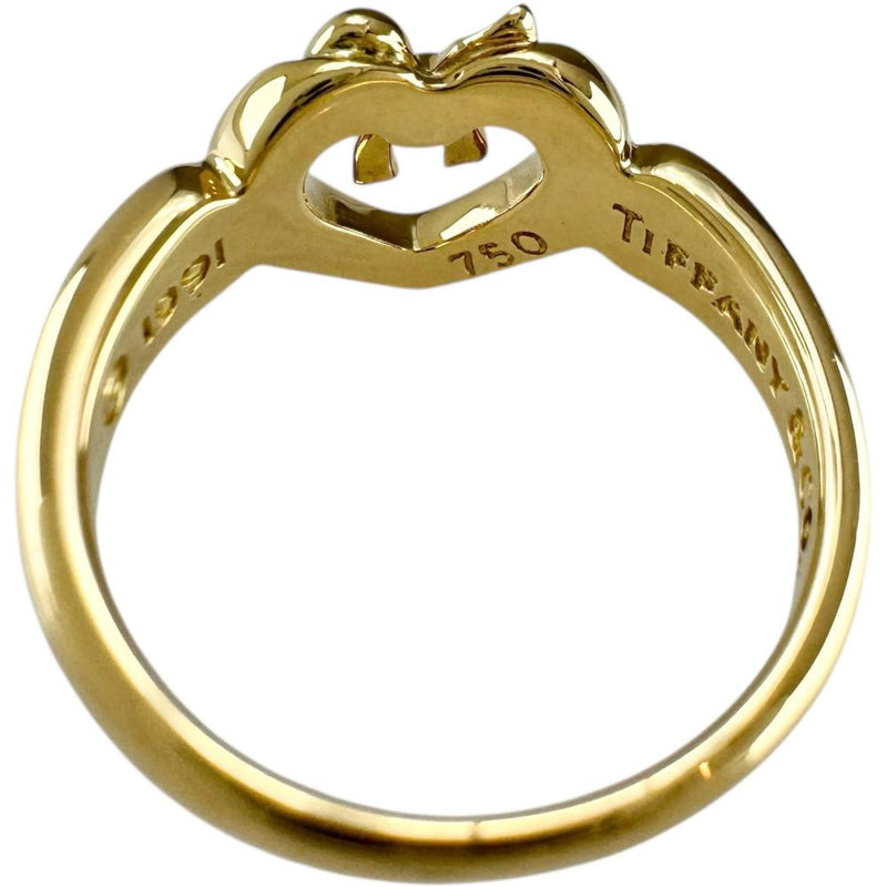 11.5号【TIFFANY&Co./ティファニー】 ハートウィズボウ リング・指輪 