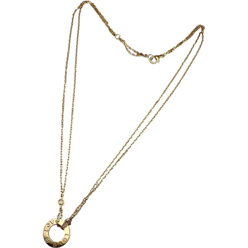 CARTIER/カルティエ】 ラブサークル 2PD ダイヤモンド ネックレス