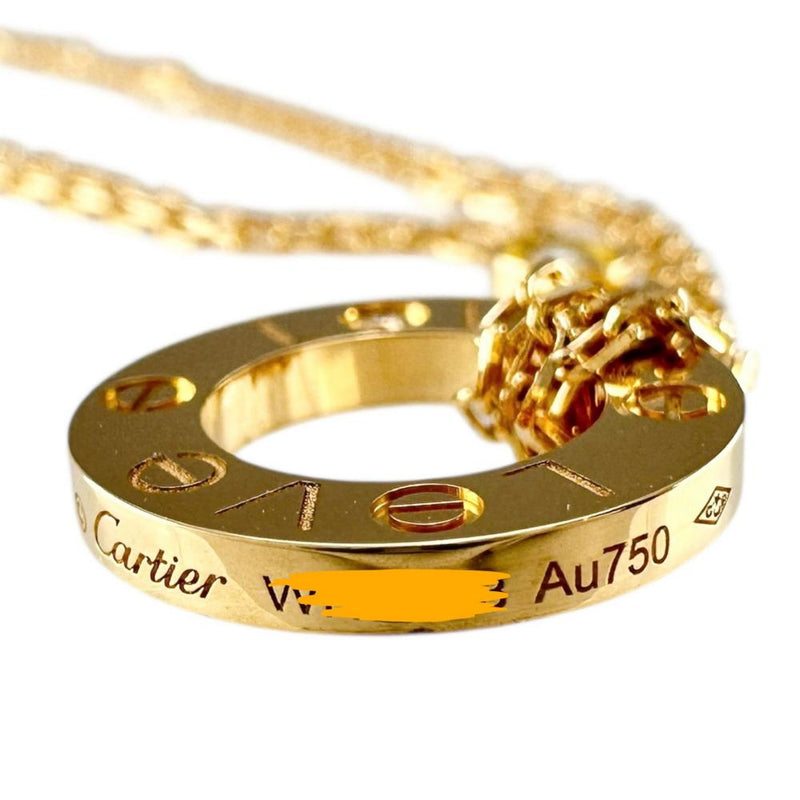 CARTIER/カルティエ】 ラブサークル 2PD ダイヤモンド ネックレス CARTIER/カルティエ】 ラブサークル 2PD ダイヤモンド ネックレス