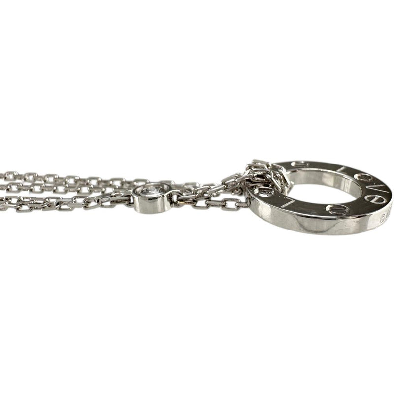 CARTIER/カルティエ】 ラブサークル ダイヤモンド2P ネックレス K18WG