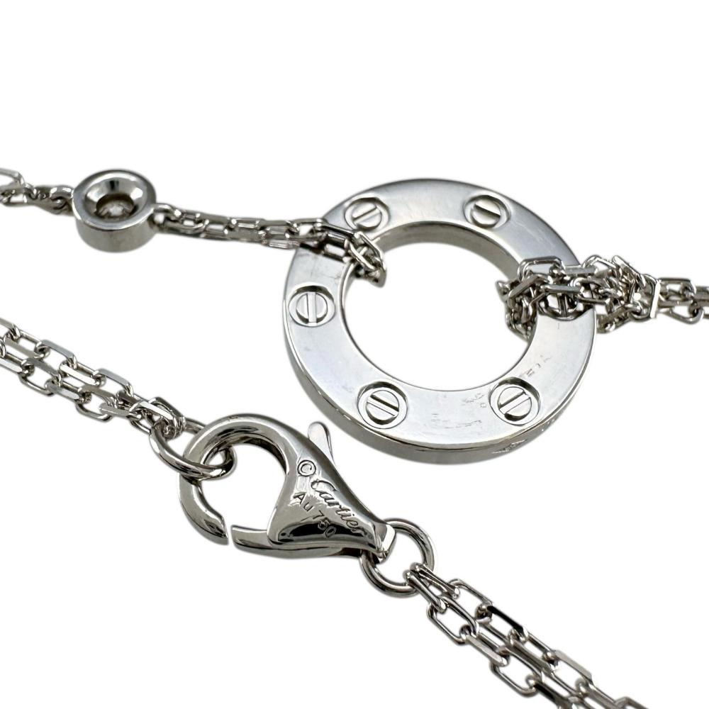 CARTIER/カルティエ】 ラブサークル ダイヤモンド2P ネックレス K18WG