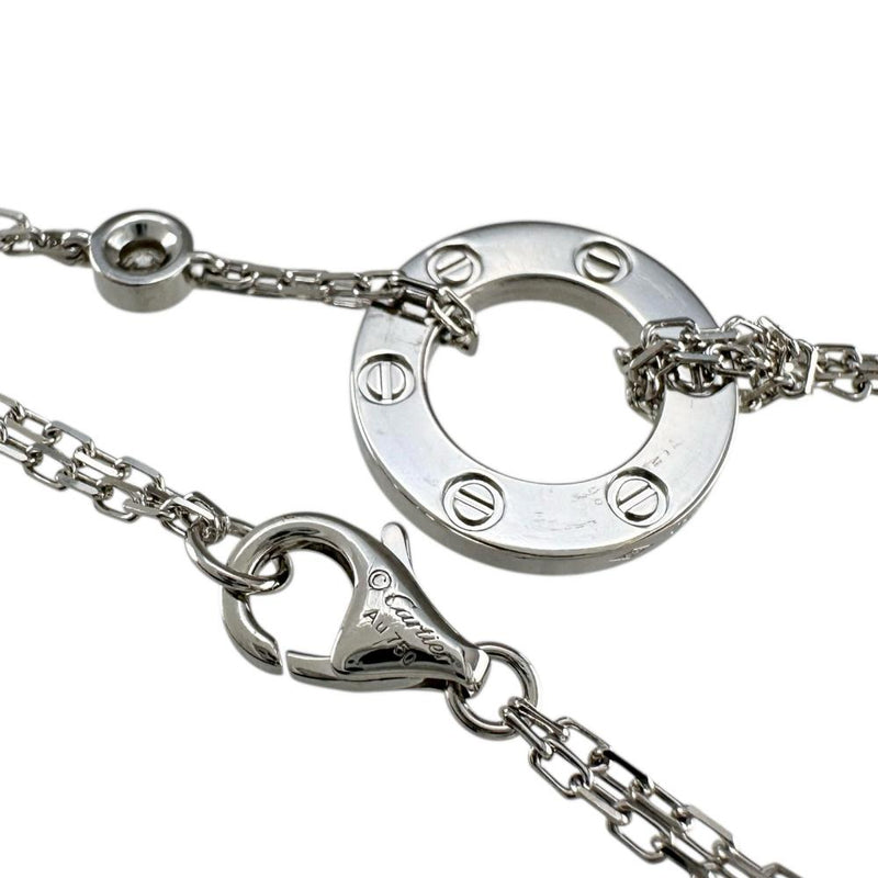 CARTIER/カルティエ】 ラブサークル ダイヤモンド2P ネックレス K18WG