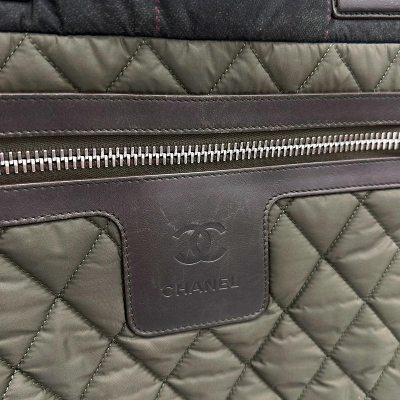 CHANEL/シャネル】 コココクーン チェック柄 トートバッグ 18番台