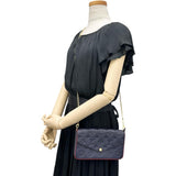 [LOUIS VUITTON] M64099 Pochette Félicie Marine Rouge Shoulder Strap Monogram Empreinte Navy Leather/Gold Hardware Women's [Used] [Makoto Shichiten] [BL]

[IMaKMo]