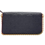 [LOUIS VUITTON] M64099 Pochette Félicie Marine Rouge Shoulder Strap Monogram Empreinte Navy Leather/Gold Hardware Women's [Used] [Makoto Shichiten] [BL]

[IMaKMo]