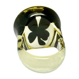 13号【CHANEL/シャネル】 クローバー ココマーク リング・指輪 合成樹脂/（レジン） 7.8g クリア レディース
【中古】【真子質店】【GD】




【IKY】