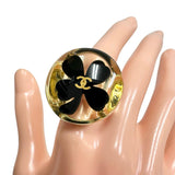 13号【CHANEL/シャネル】 クローバー ココマーク リング・指輪 合成樹脂/（レジン） 7.8g クリア レディース
【中古】【真子質店】【GD】




【IKY】