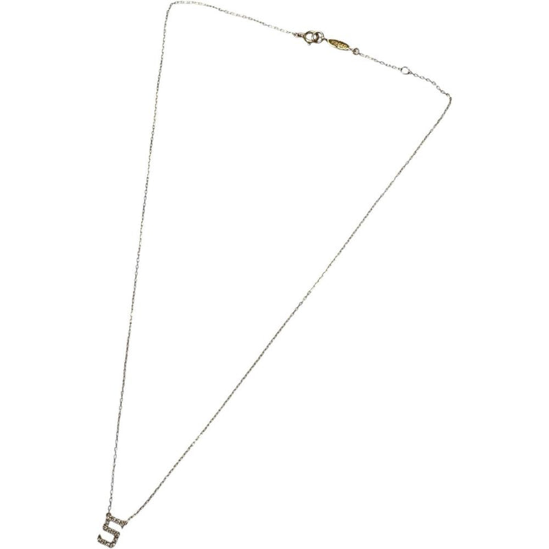 AHKAH/アーカー】 イニシャルネックレス ダイヤモンド 0.06ct 