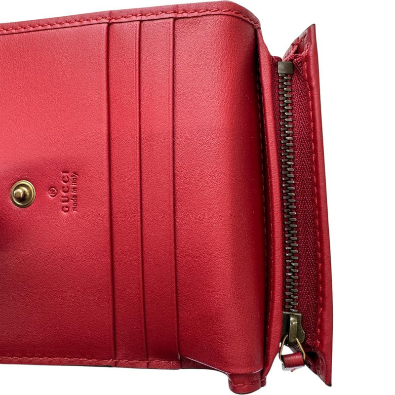 GUCCI GGスプリームキャンバス 折り財布